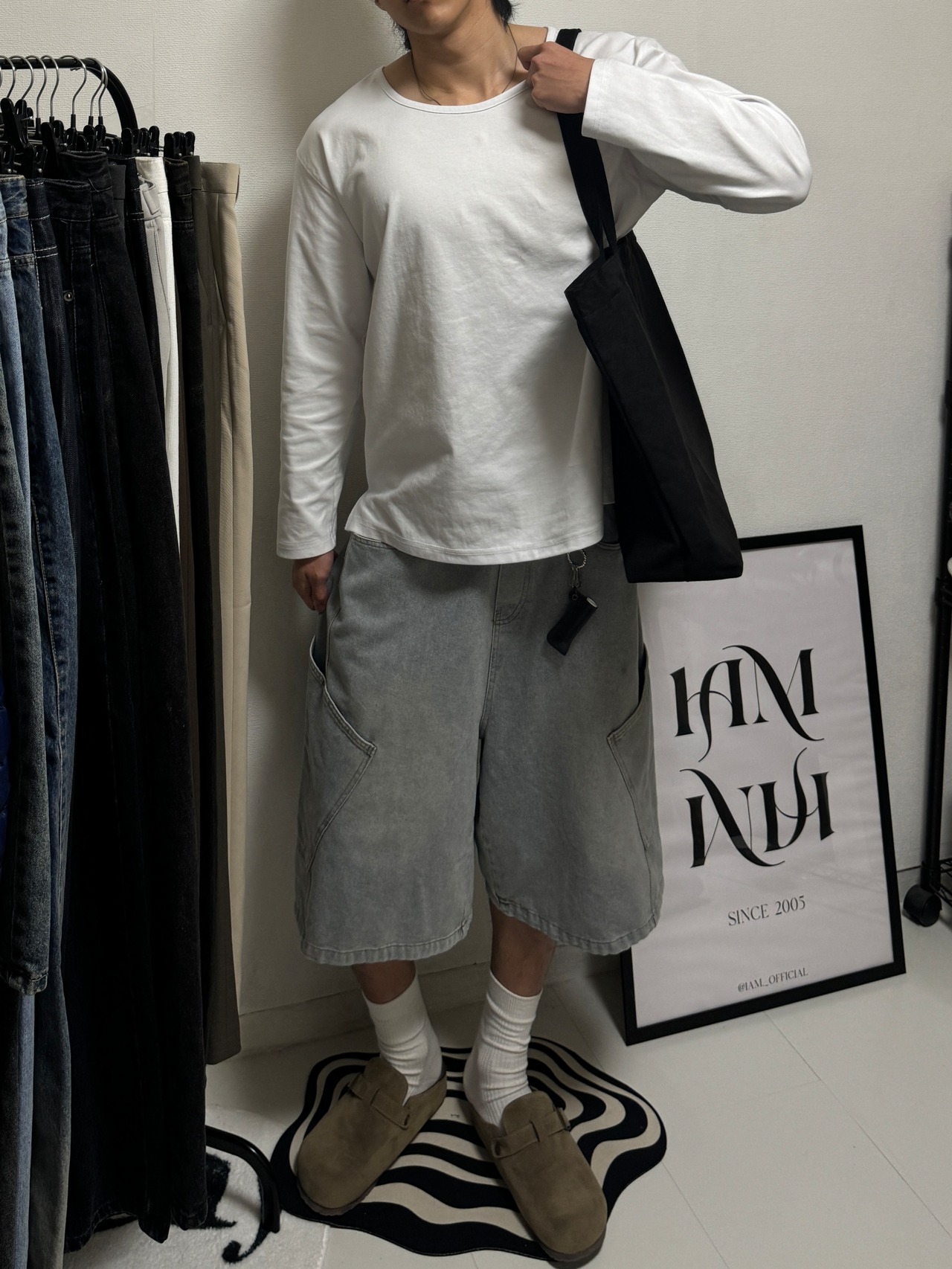 Maison Botanic Crroped Uneck Long Sleeve (3color) - 2