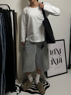 Maison Botanic Crroped Uneck Long Sleeve (3color)