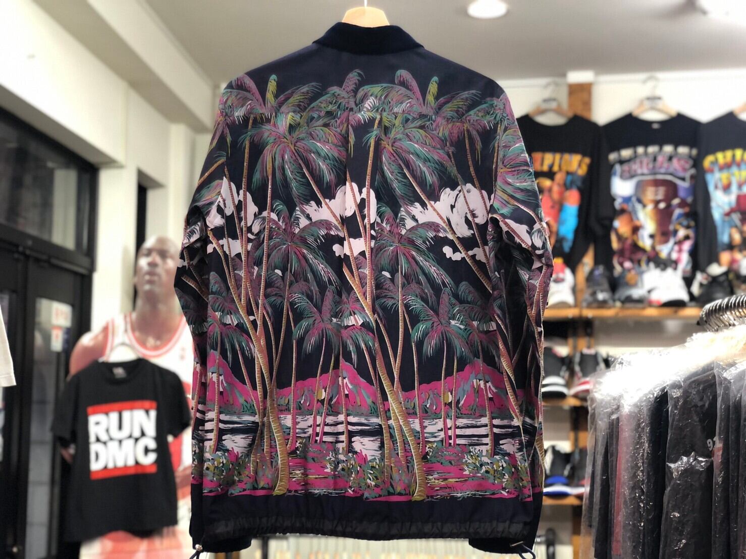 Sacai 20ss sunsurf 近しい ダイヤモンドヘッド柄デニムレイヤードシャツ