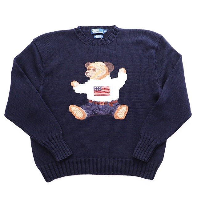Vintage Ralph Lauren OG Polo Bear Sweater | PUZZLE