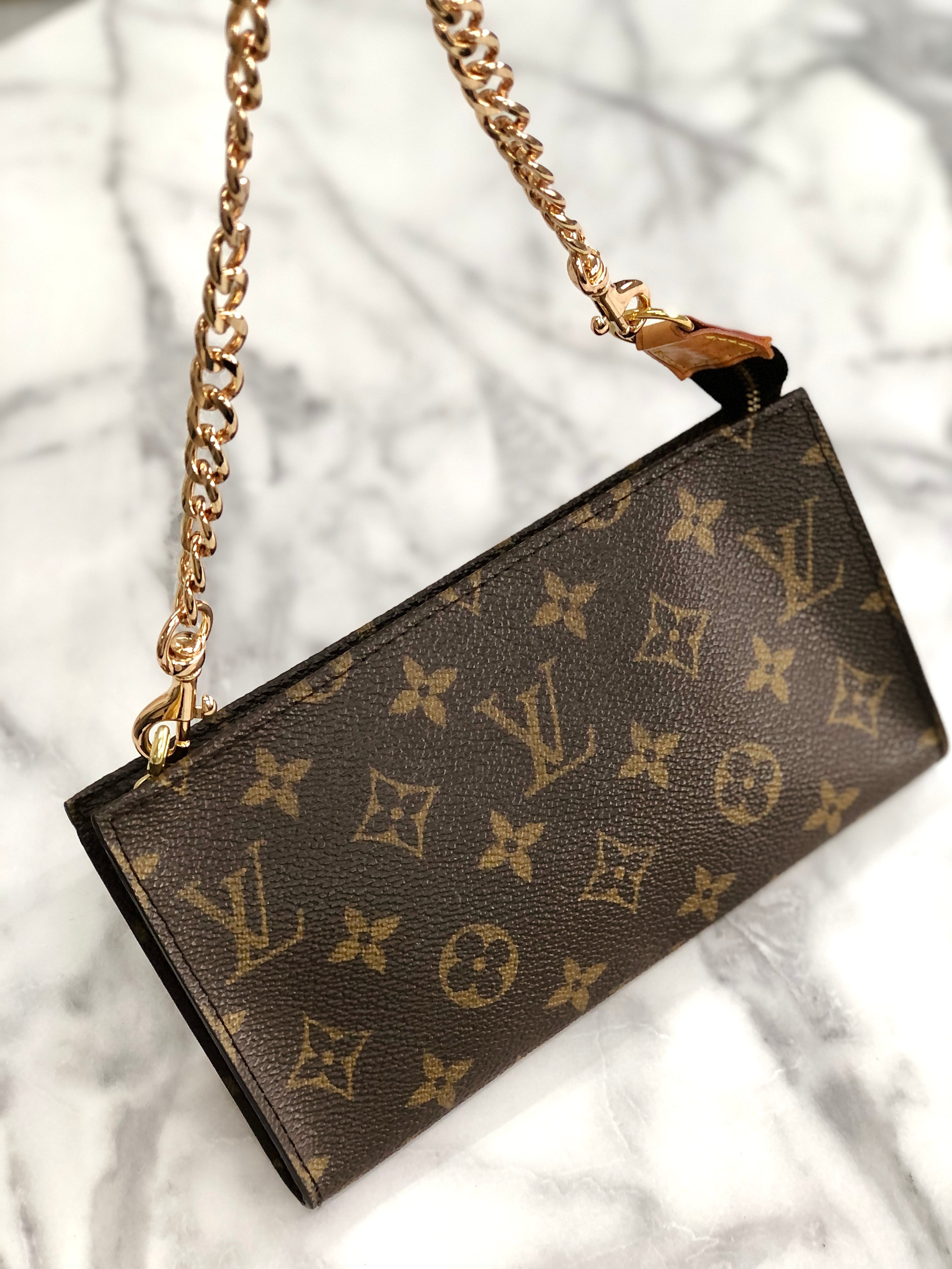 old louis vuitton モノグラムショルダーバッグ