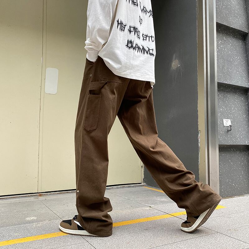 ブラウンパンツゆっぴ様 A PIECE OF LIBRARY ライクウーステッドマスターパンツ（ブラウン