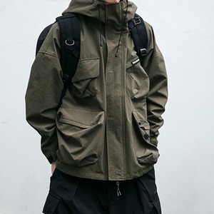 Stand collar utility jacket 0065