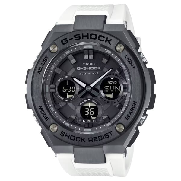 国内正規品 CASIO G-SHOCK カシオ Gショック G-STEEL 電波時計 ショックレジスト メンズ腕時計 GST-W110MS-7AJF