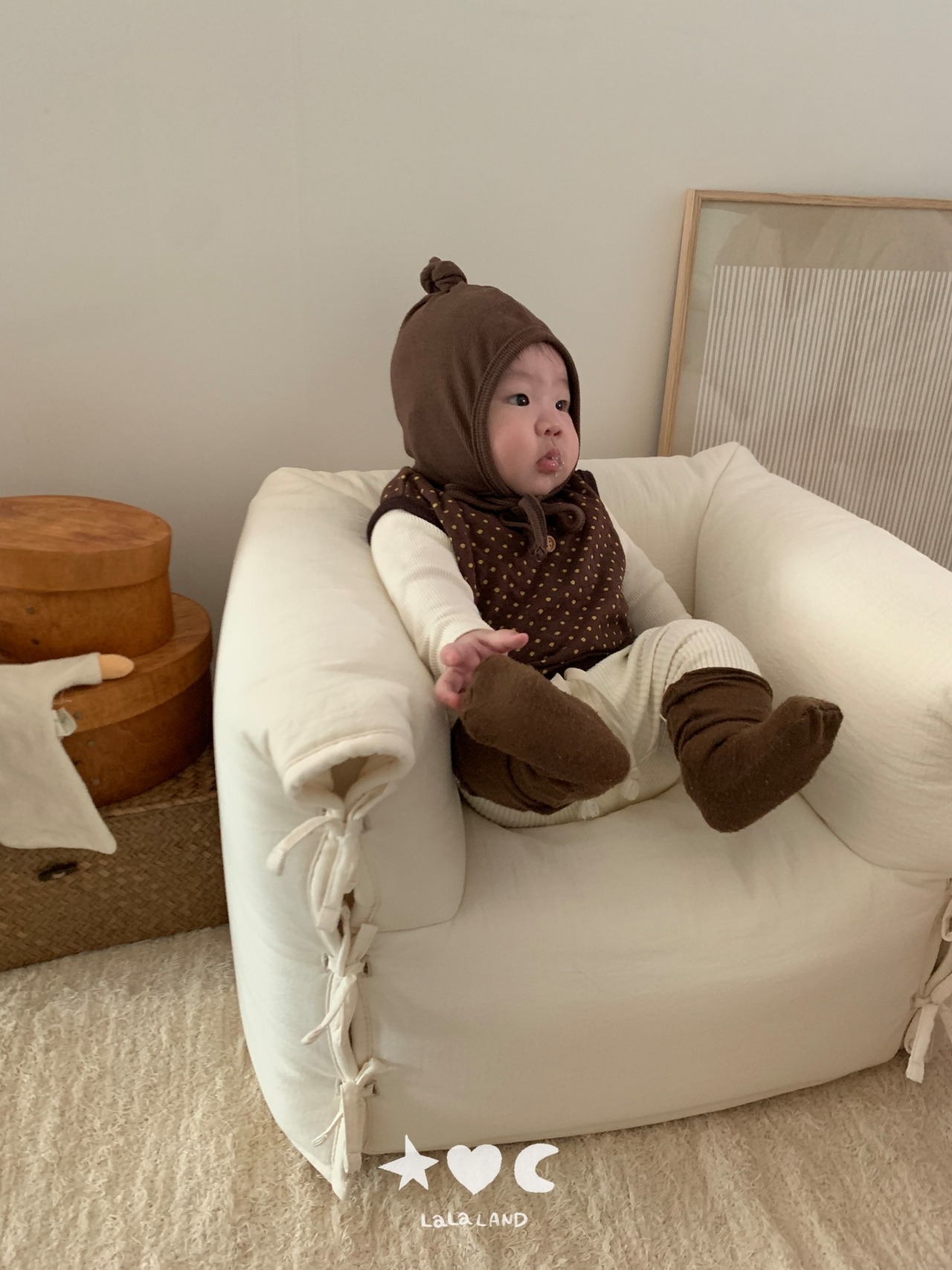 韓国子供服 / LALALAND / 26Autumn / ベベ もちもちレギンス / 秋服 / ベビー *6M~18M*