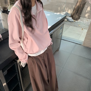 half-zip sweatshirt J00001