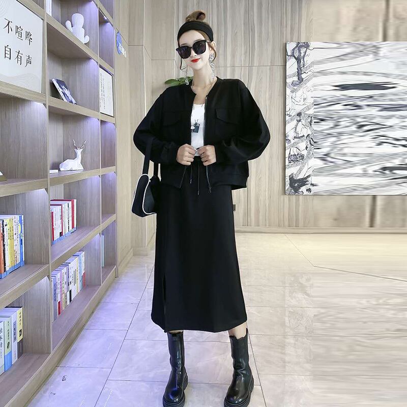 オータムスカート 大きめサイズ 秋物 ミックスインファッション73486663644