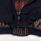 90s BALENCIAGA Sports バレンシアガ スポーツ 総柄 ジップアップ ブルゾン ジャケット L/マルチカラー系 メンズ 派手 ヴィンテージ ゴルフ