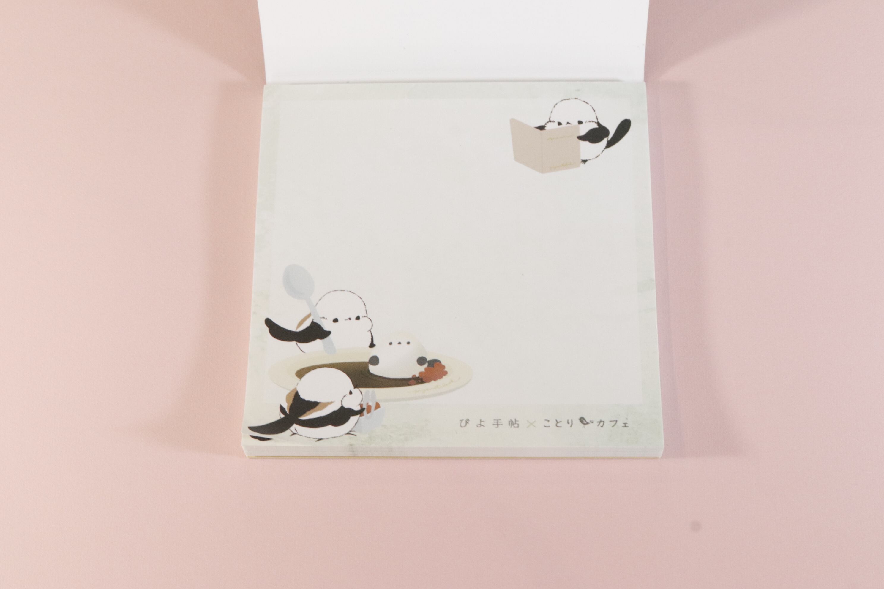 シマエナガカフェ メモ帳 | ことりカフェ公式