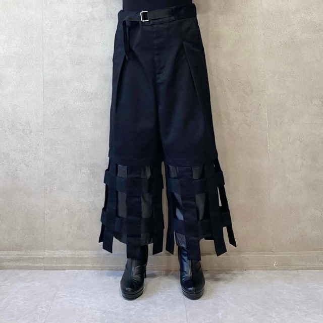 格子 Pants / BK【Lau made in japan】