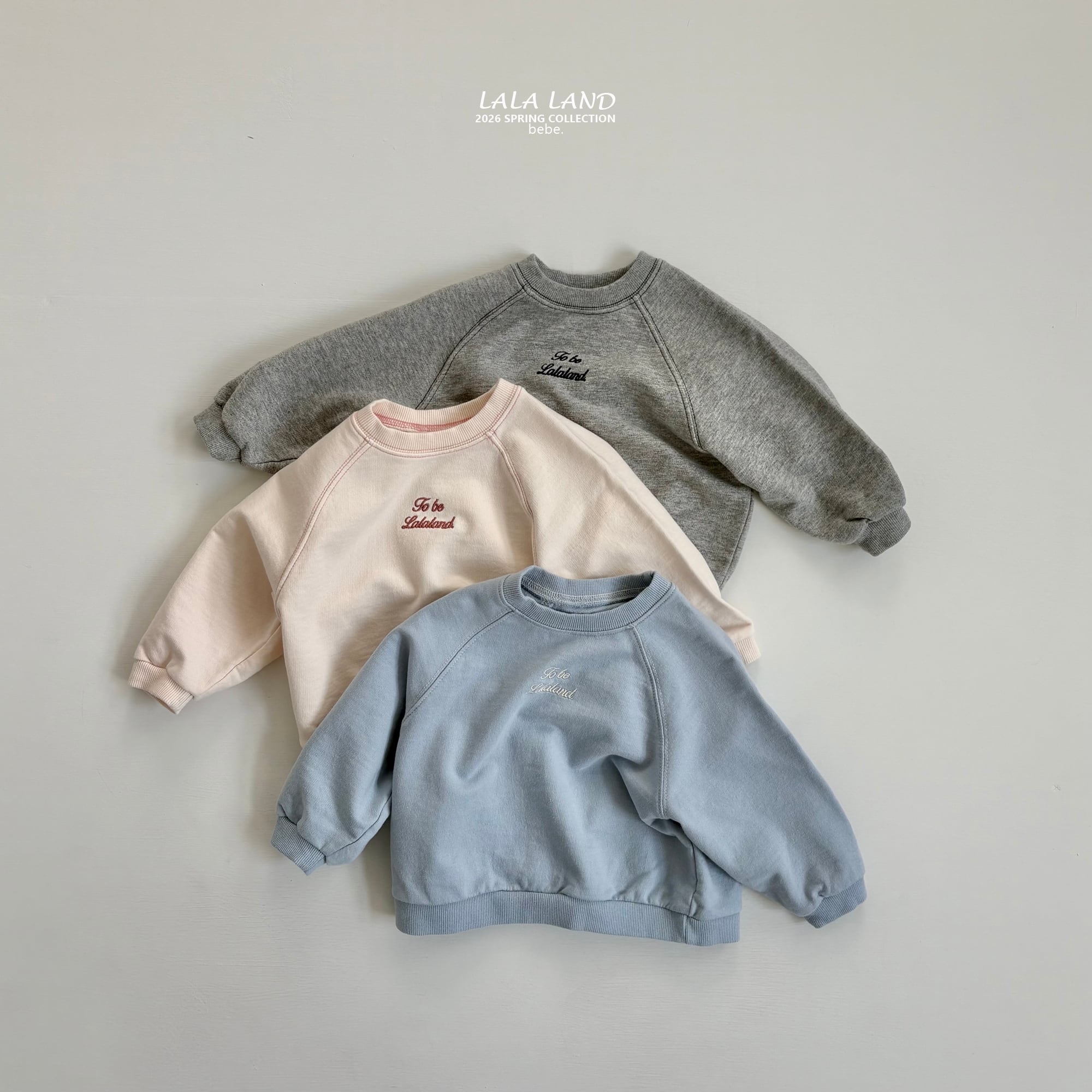 bebe stitch raglan mtm【lalaland】※4月上旬〜中旬発送予定