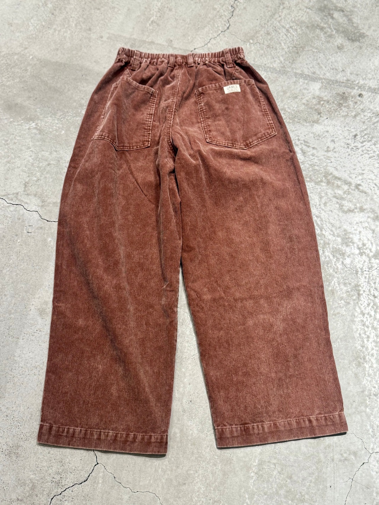 BECO ケミカルコーデュロイタックベイカーパンツ