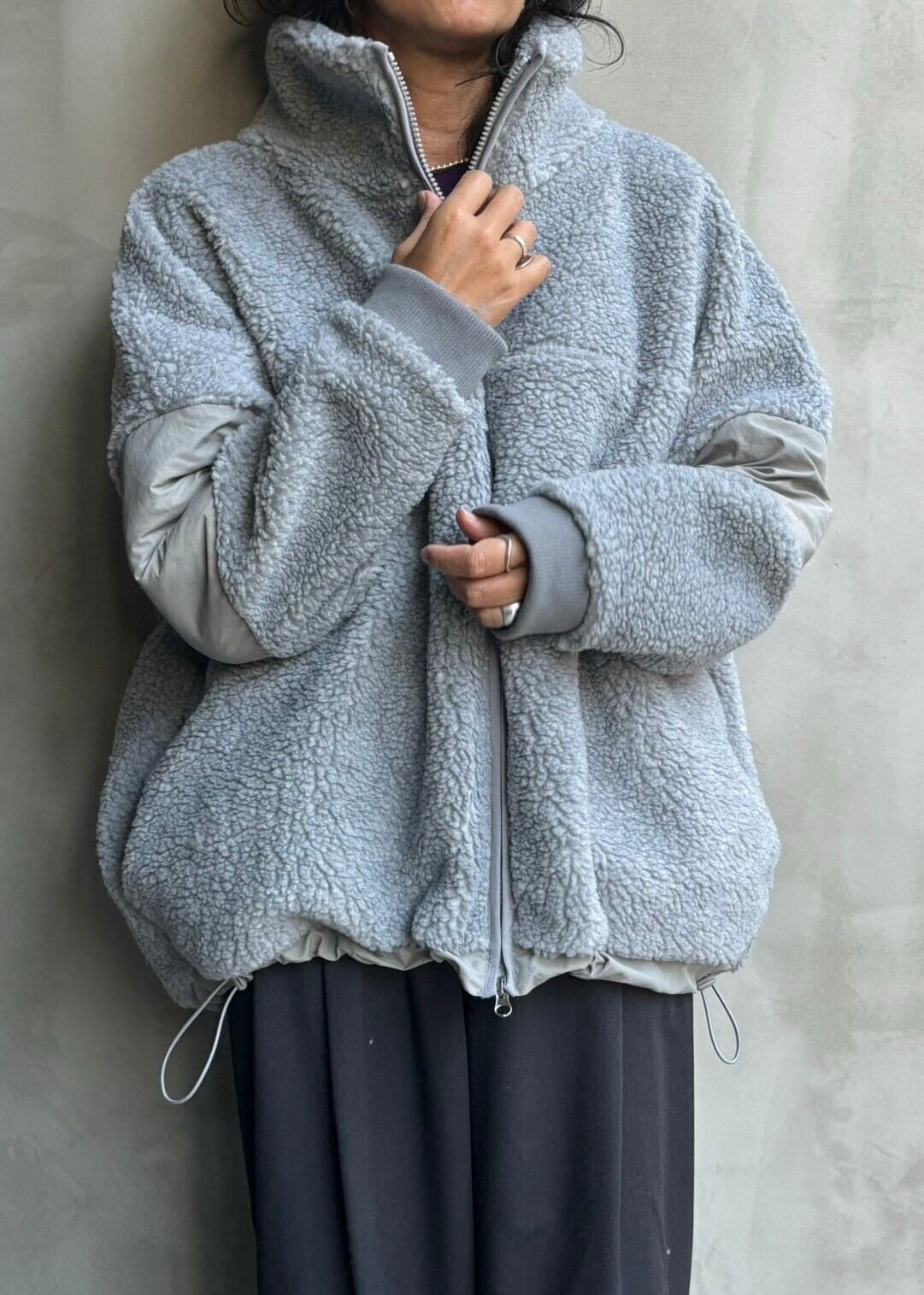 flamingo firm フラミンゴファーム　ボア　アウター　ブルゾン Flamingo firm フラミンゴファーム ボアブルゾン