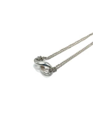 Tiffany&Co. インフィニティ　 Wチェーン ネックレス SV925