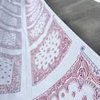 【Special】未裁断12枚分 プリントズレ トリコロール RN14193 ヴィンテージバンダナ　Made in USA