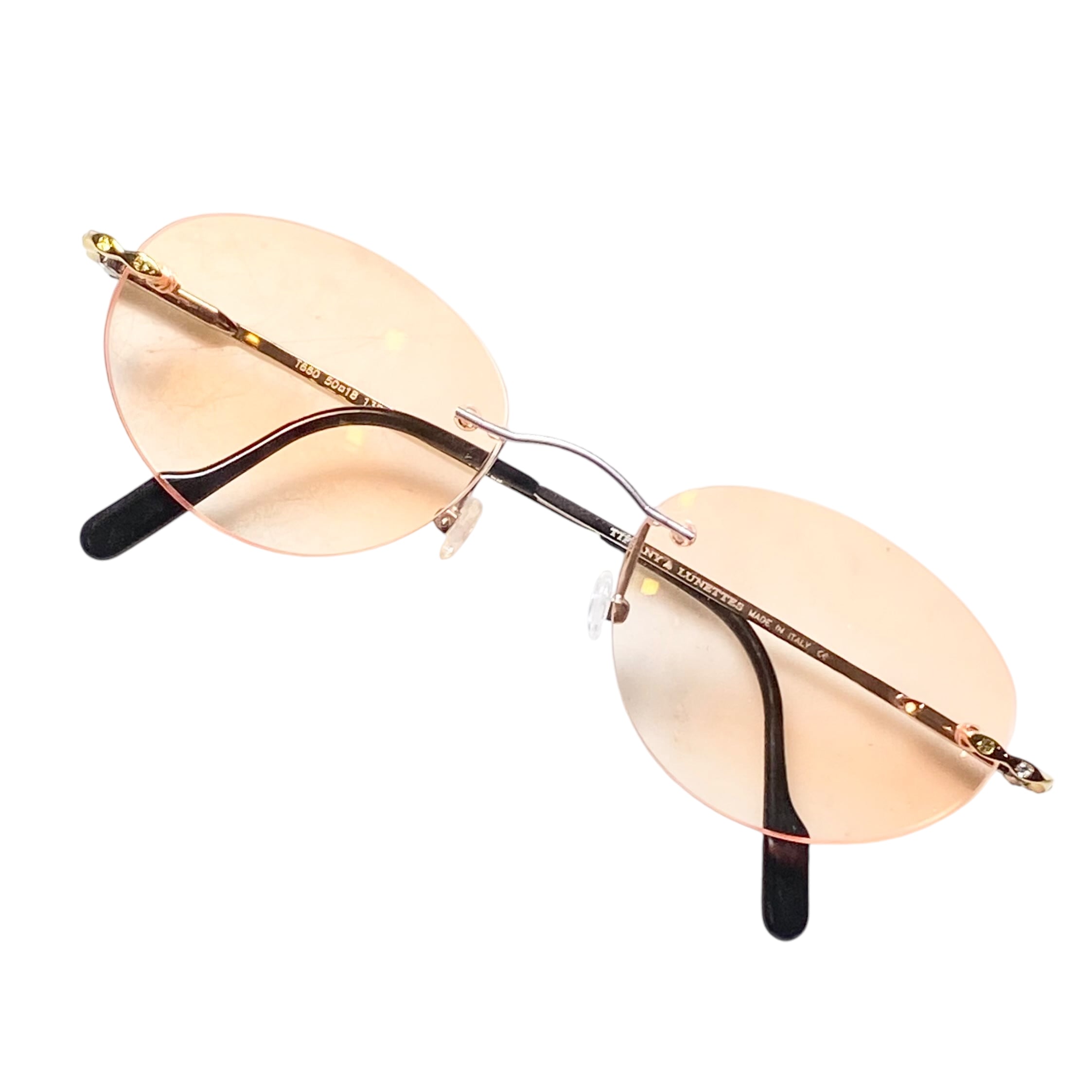 TIFFANY LUNETTES Vintage ティファニー サングラス vintage TIFFANY LUNETTES platinum plated deadstock glasses “T660