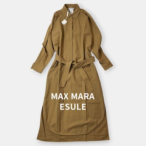 未使用 Max Mara Esule コットン 長袖 シャツ ワンピース 42 / J&NREUSE レディース
