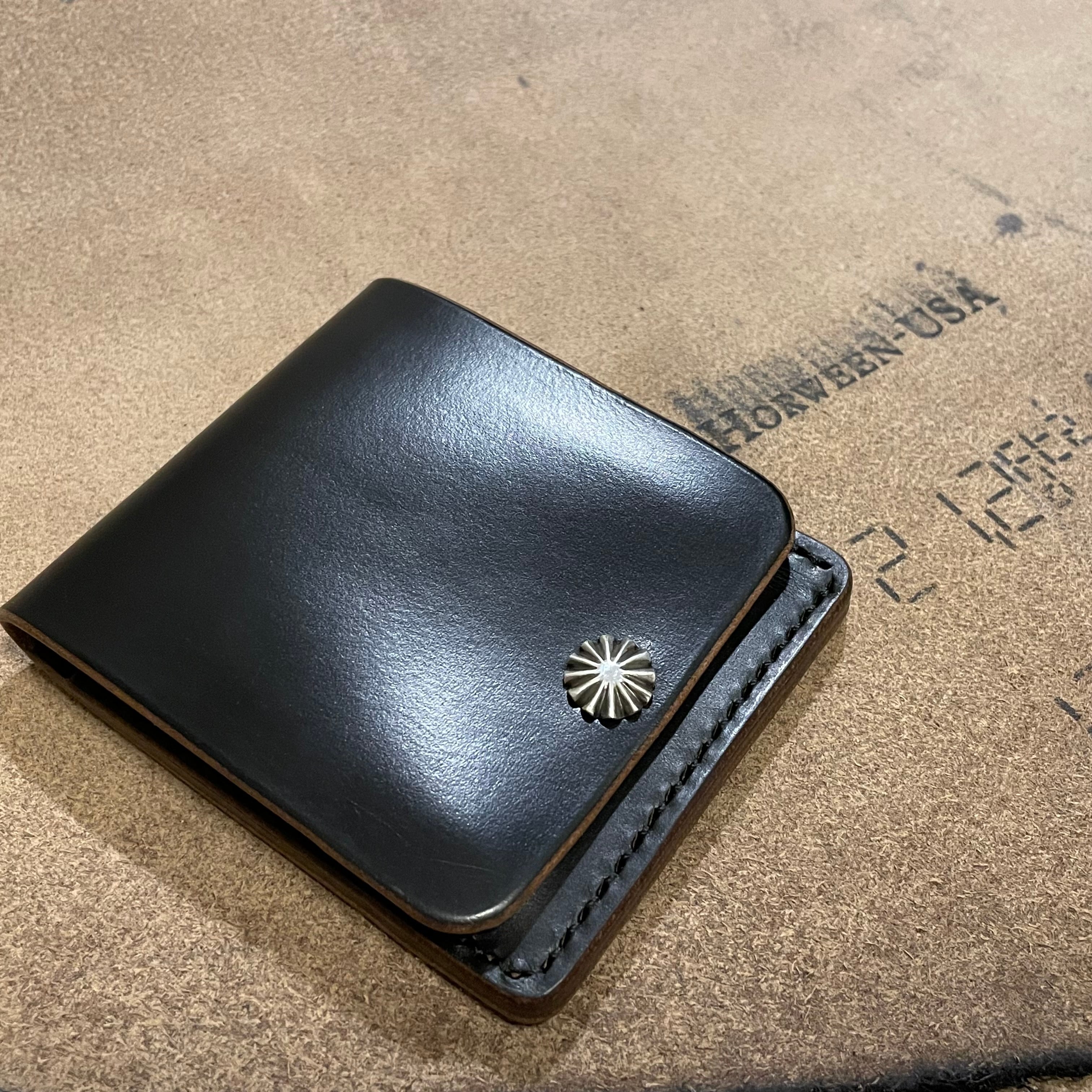 GROW LEATHERS スリムウォレット　コンチョカスタム GROW LEATHERS