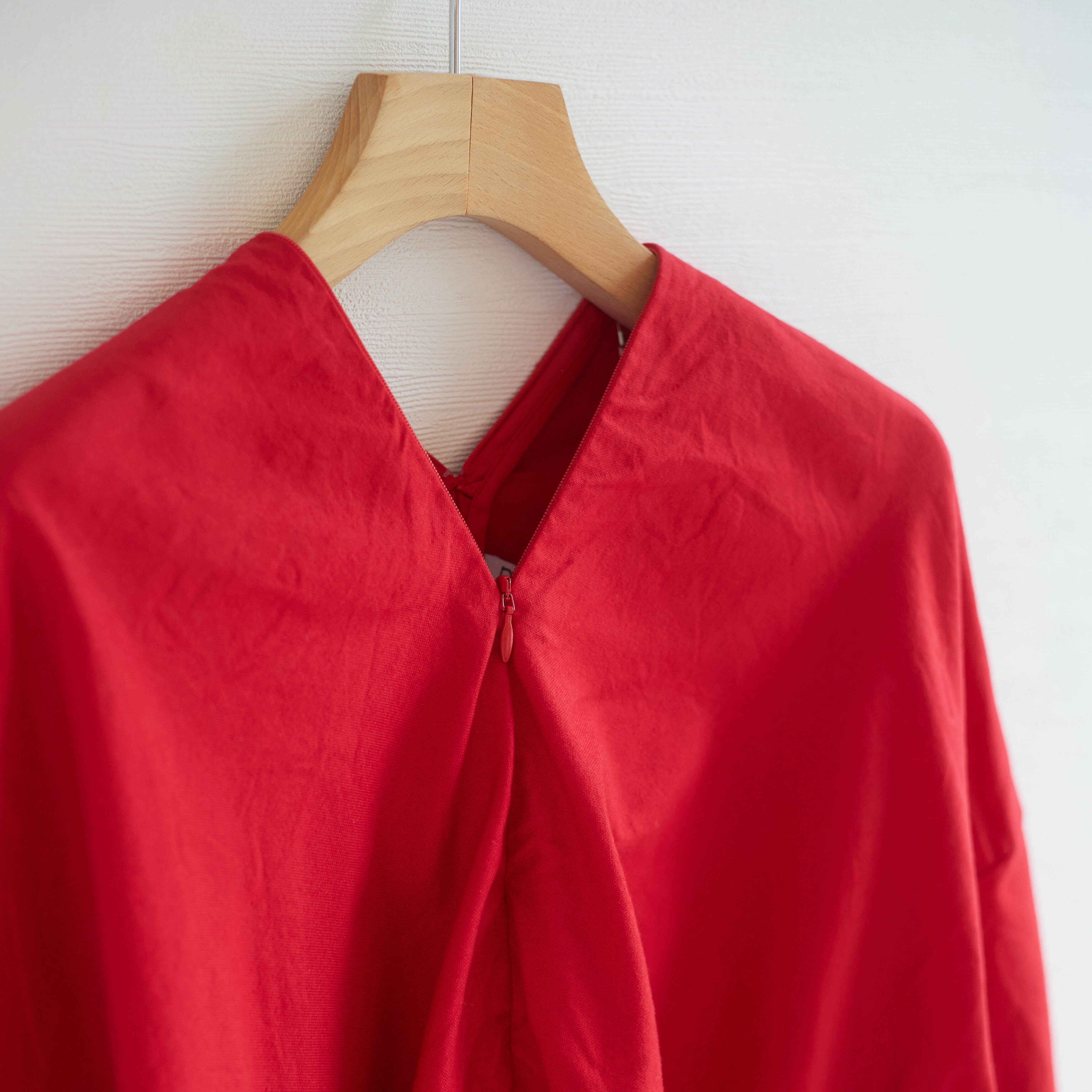 Dhal(ダル) / Zip Shirt / Red | えがお洋品店オンライン | 衣料品