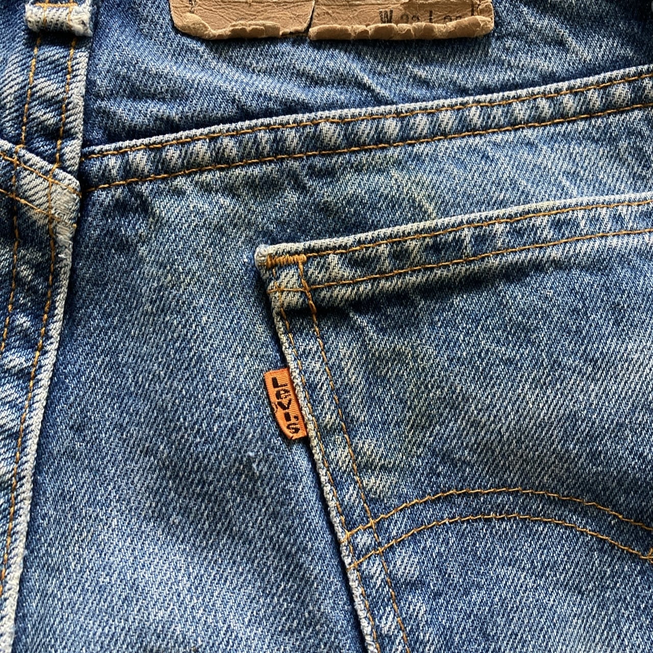W33 L36】80's US.Levis 517 リーバイス ヴァルドスタ工場(575) ボタン