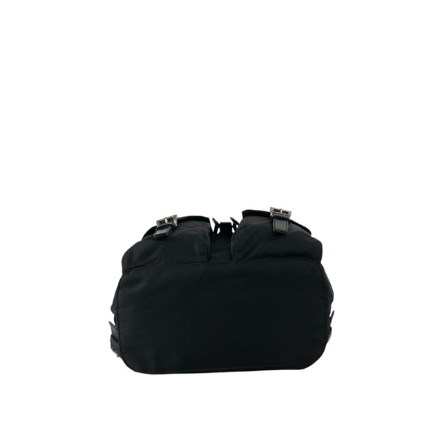 PRADA プラダ バックパック ブラック トライアングルロゴ ナイロン ダブルポケット vintage ヴィンテージ オールド 6xd5k8