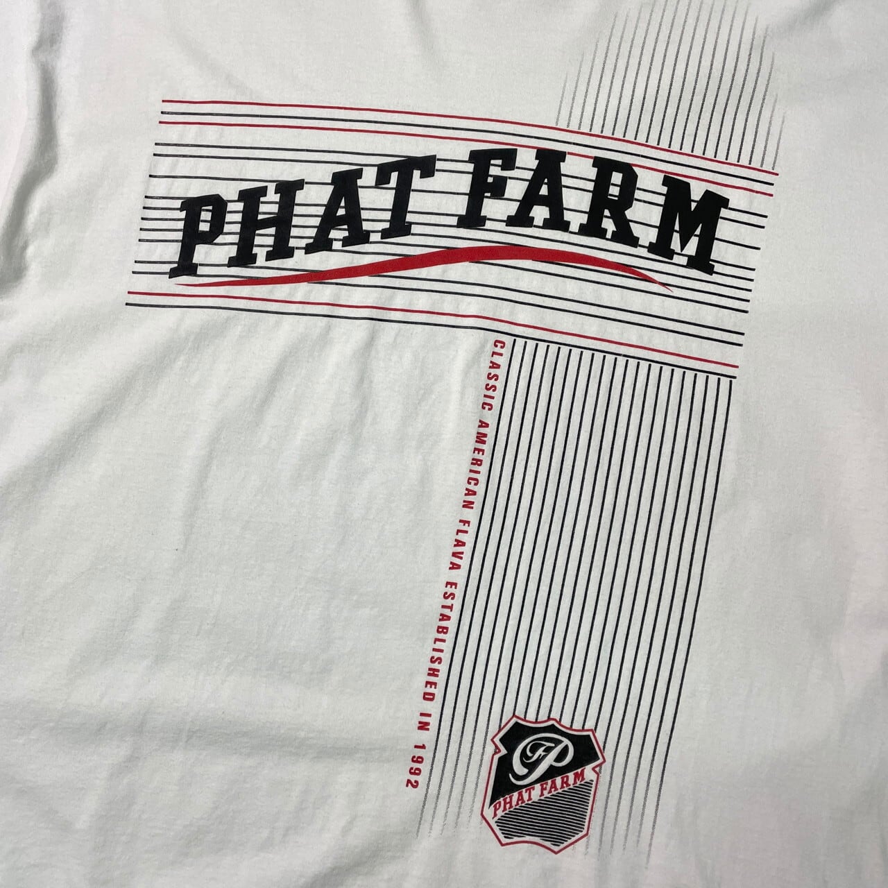 〜00年代 USA製 PHAT FARM ファットファーム ロゴプリントT