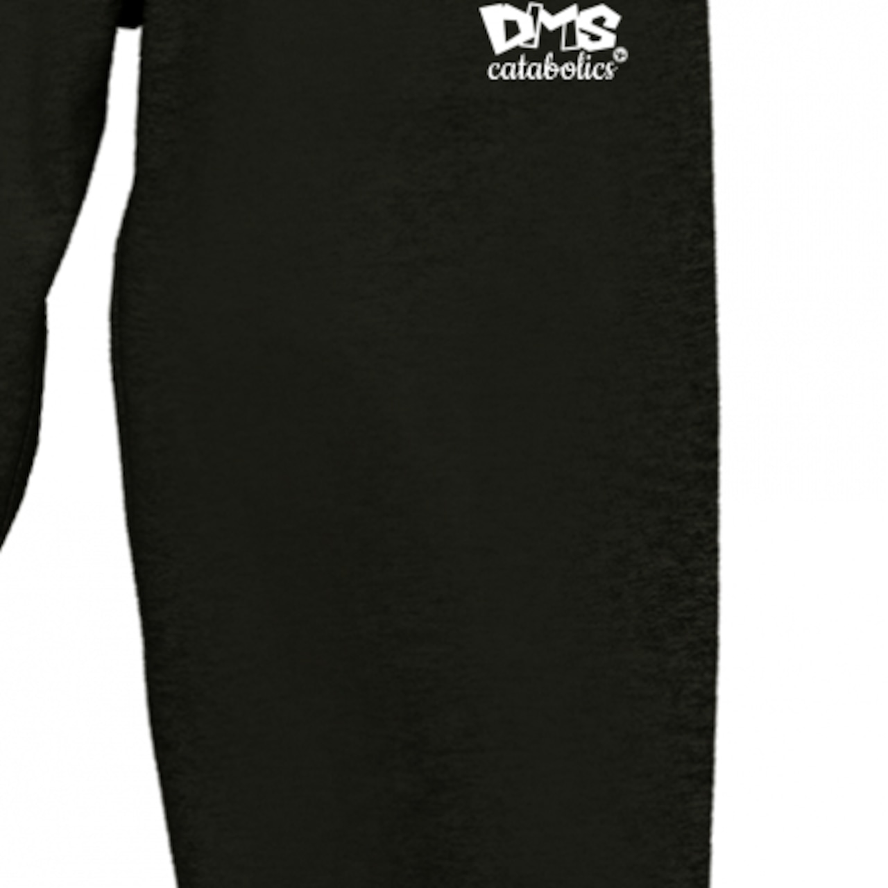 裏起毛 スウェットパンツ #2 "DMS"【ブラック】《M-XL》