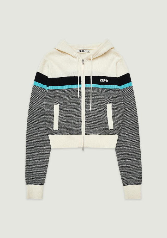 [GROVE] PEAK KNIT ZIP-UP 正規品 韓国ブランド 韓国ファッション 韓国代行 日本 店舗  ブランド グローブ grvr 通販