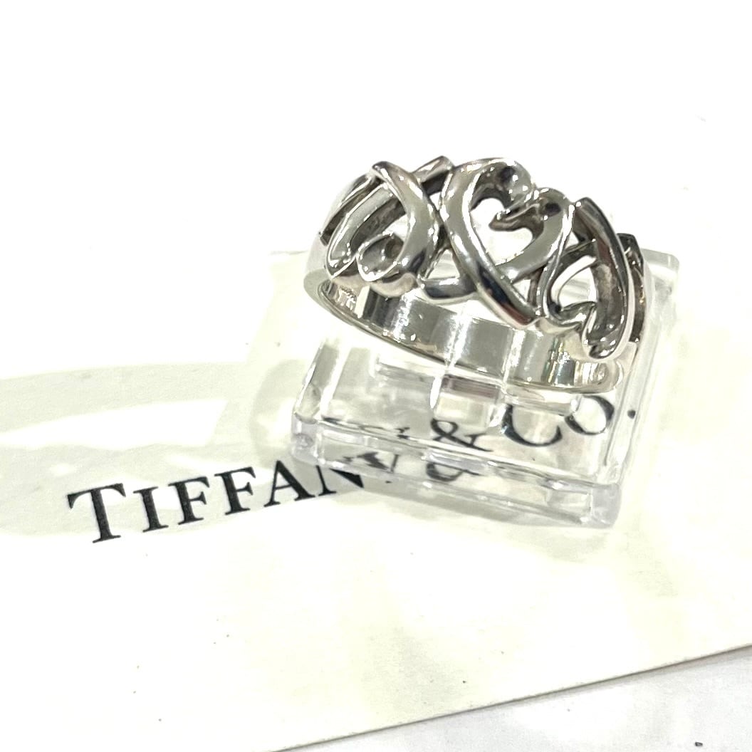 TIFFANY&CO.】【15号 】2762 パロマピカソ トリプルラビングハート