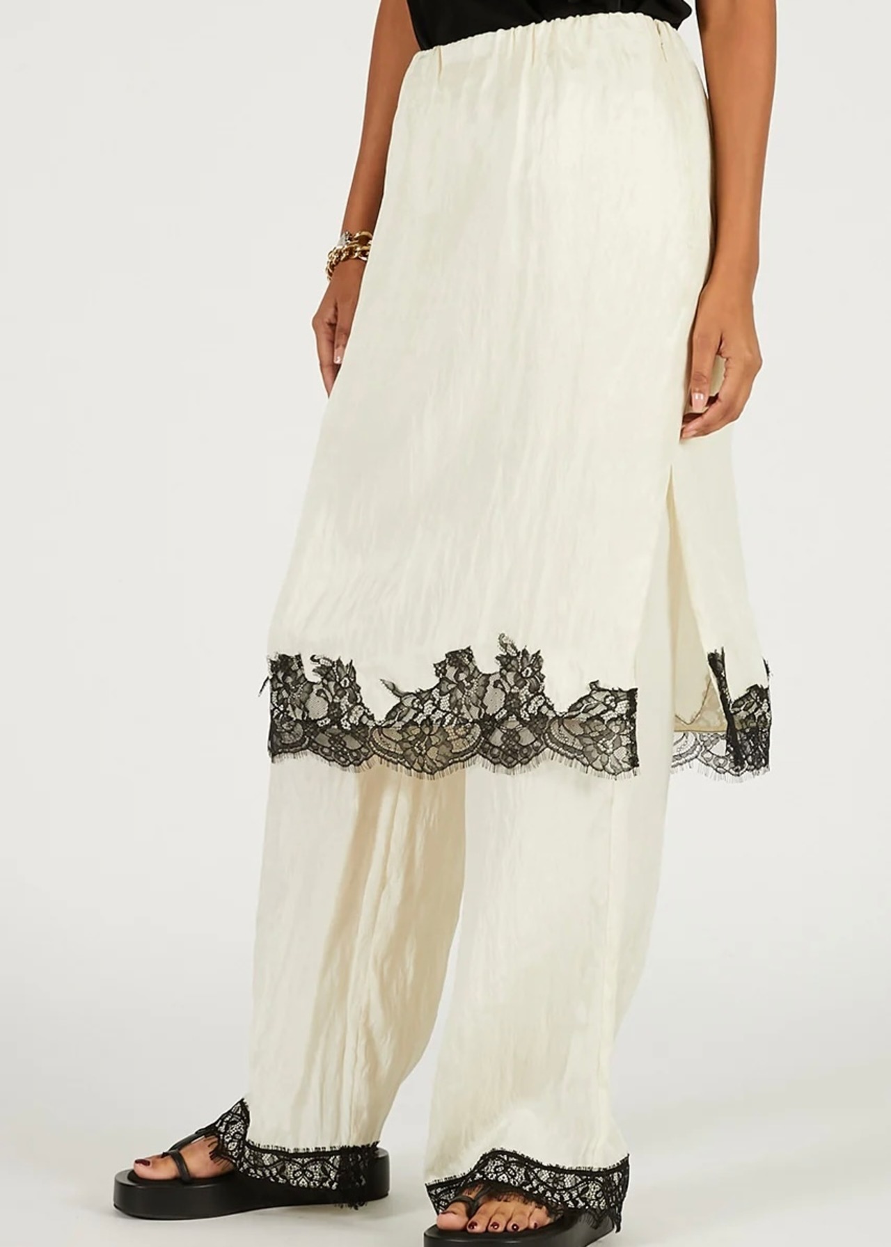 【26SS】PRANK PROJECT プランクプロジェクト / Trim Lace 2WAY Pants / パンツ - 5