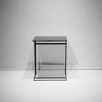 BoConcept ボーコンセプト Alba アルバ サイドテーブル ナイトテーブル ガラス天板 ブラック テーブル モダン 北欧 ホテルライク
