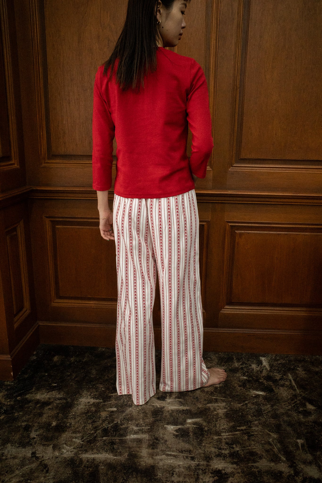 Parent Pants (Flower Stripe) | House on the Hill