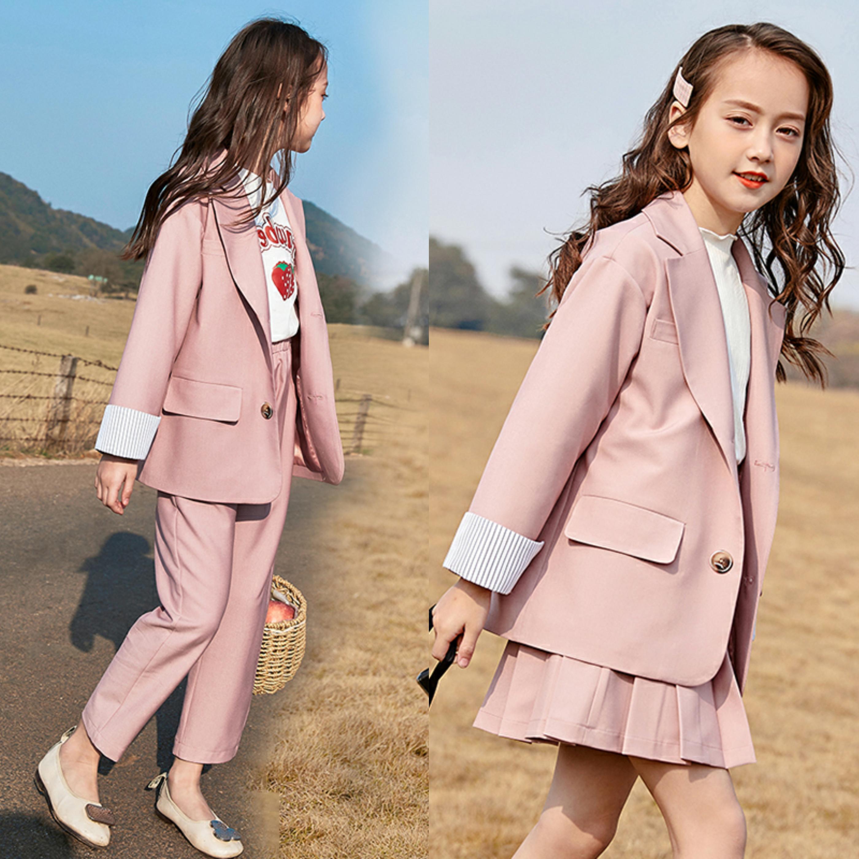 KITH kids セットアップ子供用 ボア　ピンクブラウン ジャケット パンツ qn3748-01_1.jpg