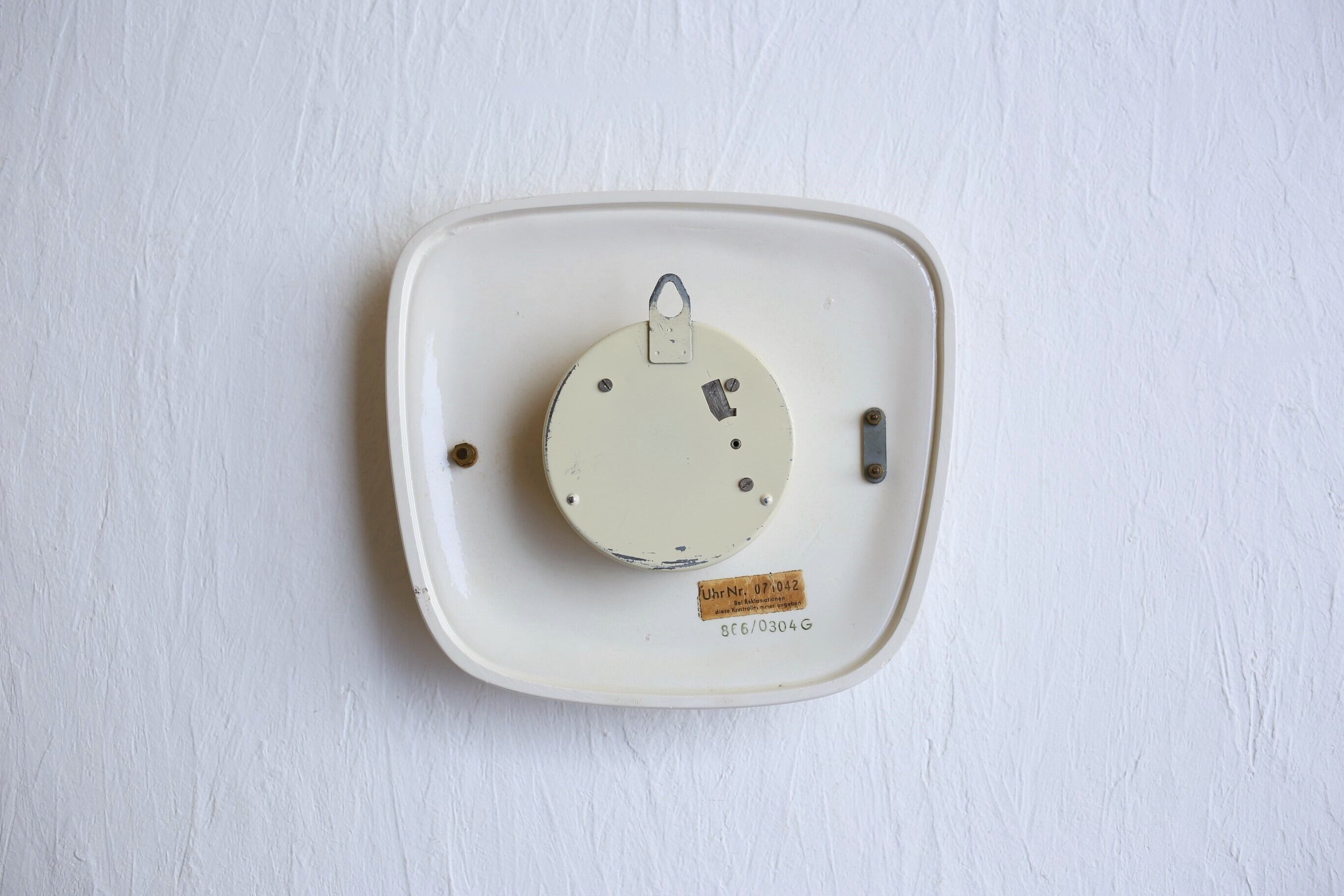 ドイツ アンティーク ヴィンテージ Kienzle 陶器製 壁掛け時計 グレー