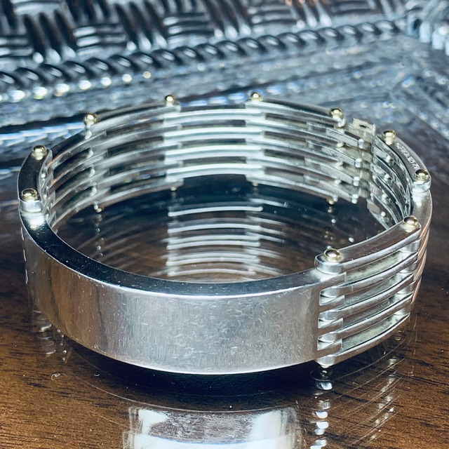 OLD TIFFANY & CO. Gate Link ID Bracelet Sterling Silver | オールド ティファニー ゲート リンク ID ブレスレット スターリング シルバー