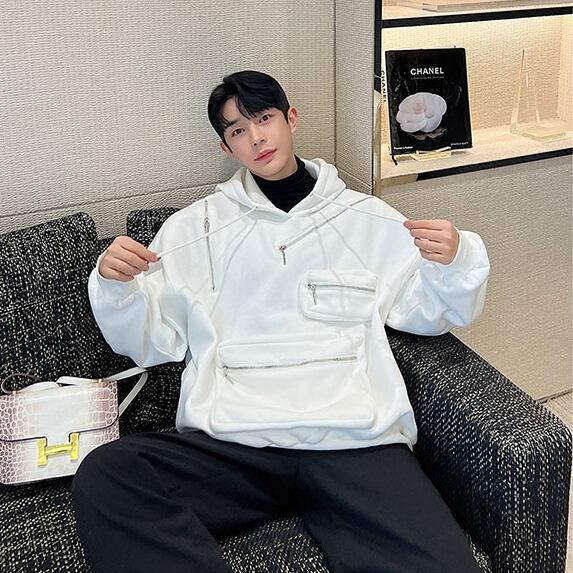 予約販売】パーカー トレーナー スエット ジップアップ シンプル 長袖