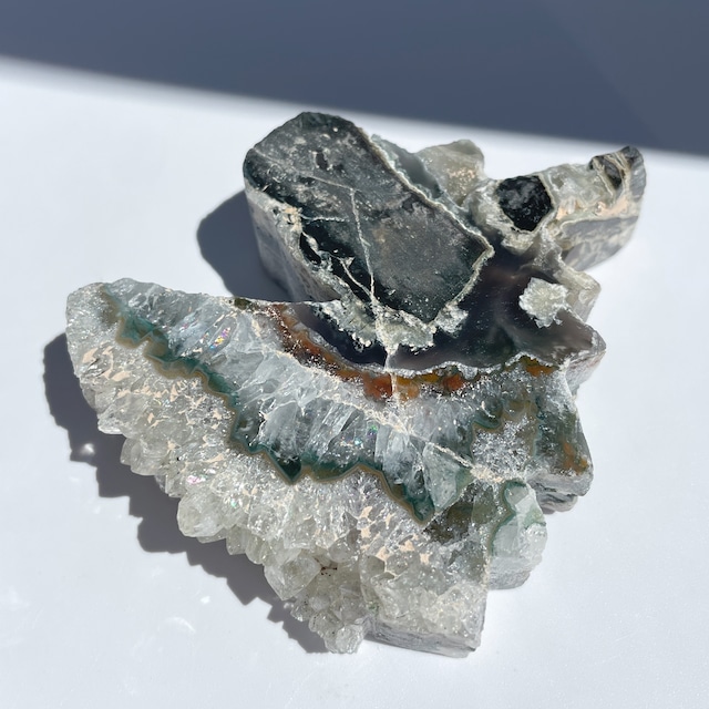 アゲート×クリアクォーツ ユニコーン03◇ Agate× Clear Quartz ◇天然石・鉱物・パワーストーン