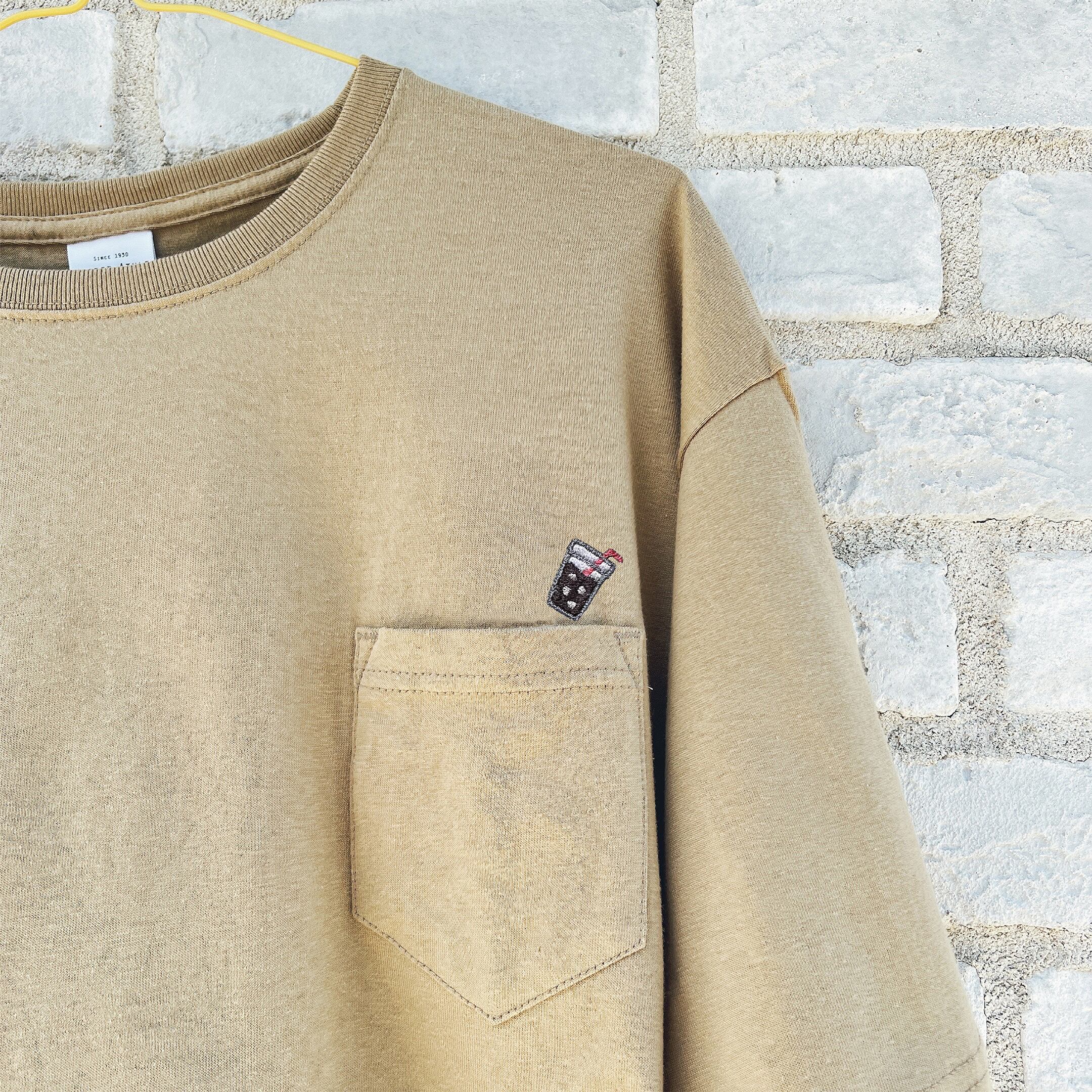 【ポケT 】ちょっと一息「アイスコーヒー」サンドカーキ ※通販 9月下旬出荷分