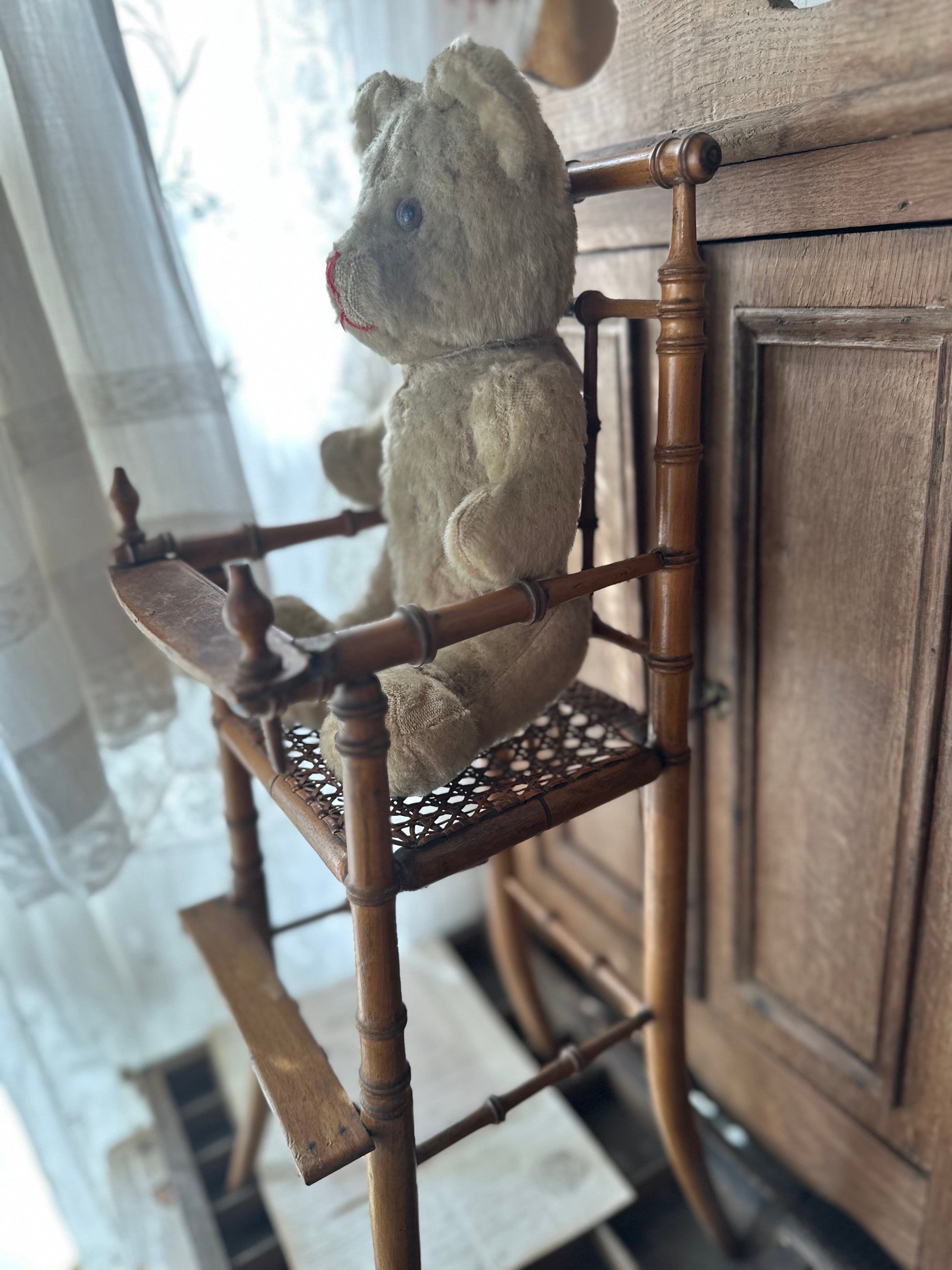 海外　購入品　アンティーク　ハイチェア ドール用ハイチェア | Brocante de La Cocotte （フランスアンティーク