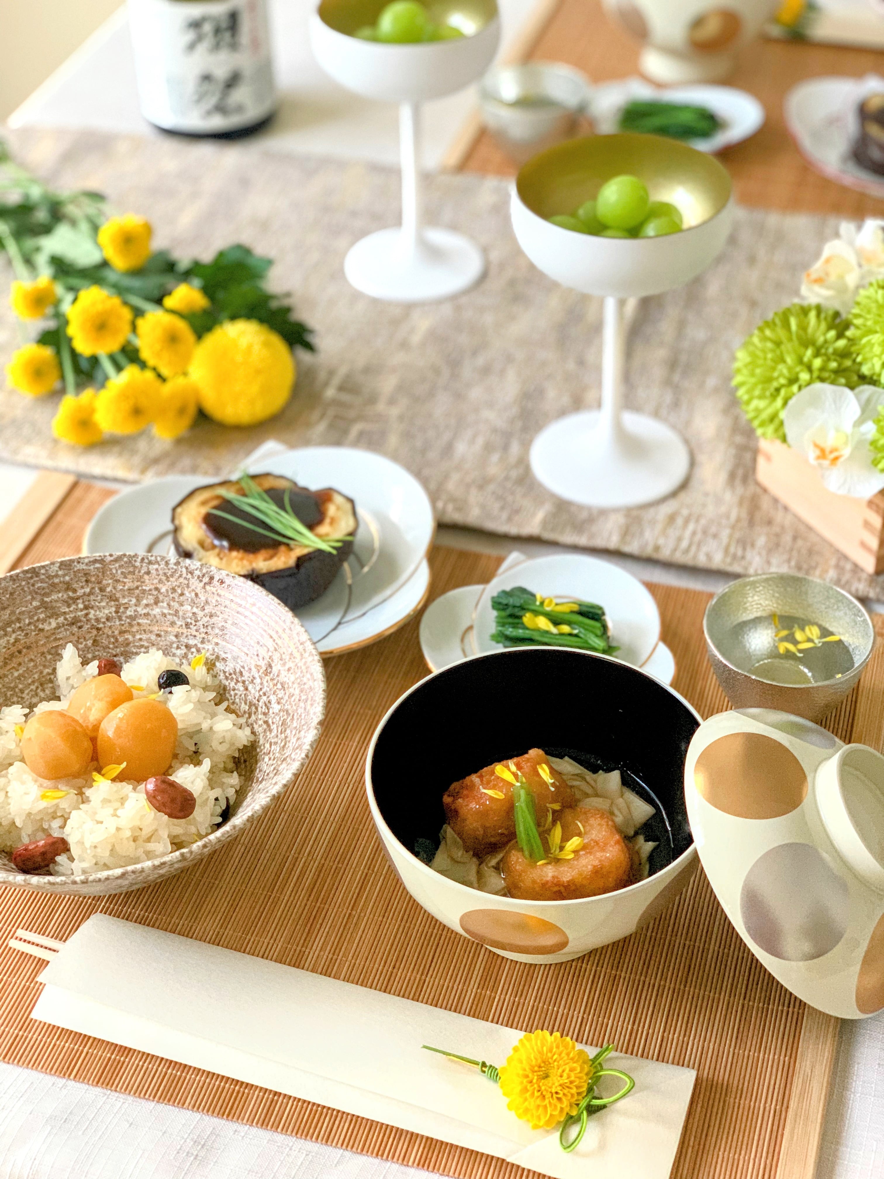 越前漆器 日月椀 白内黒 | Floraison Table フロレゾンテーブル