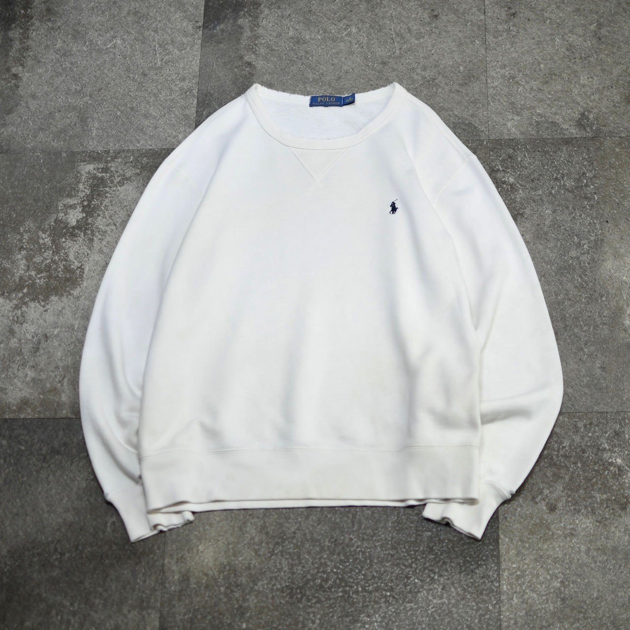 POLO RALPH LAUREN white sweat boro