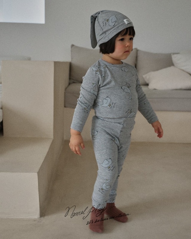 【予約/送料無料】normalplay / Normal Duck_Ribbed Leggings
