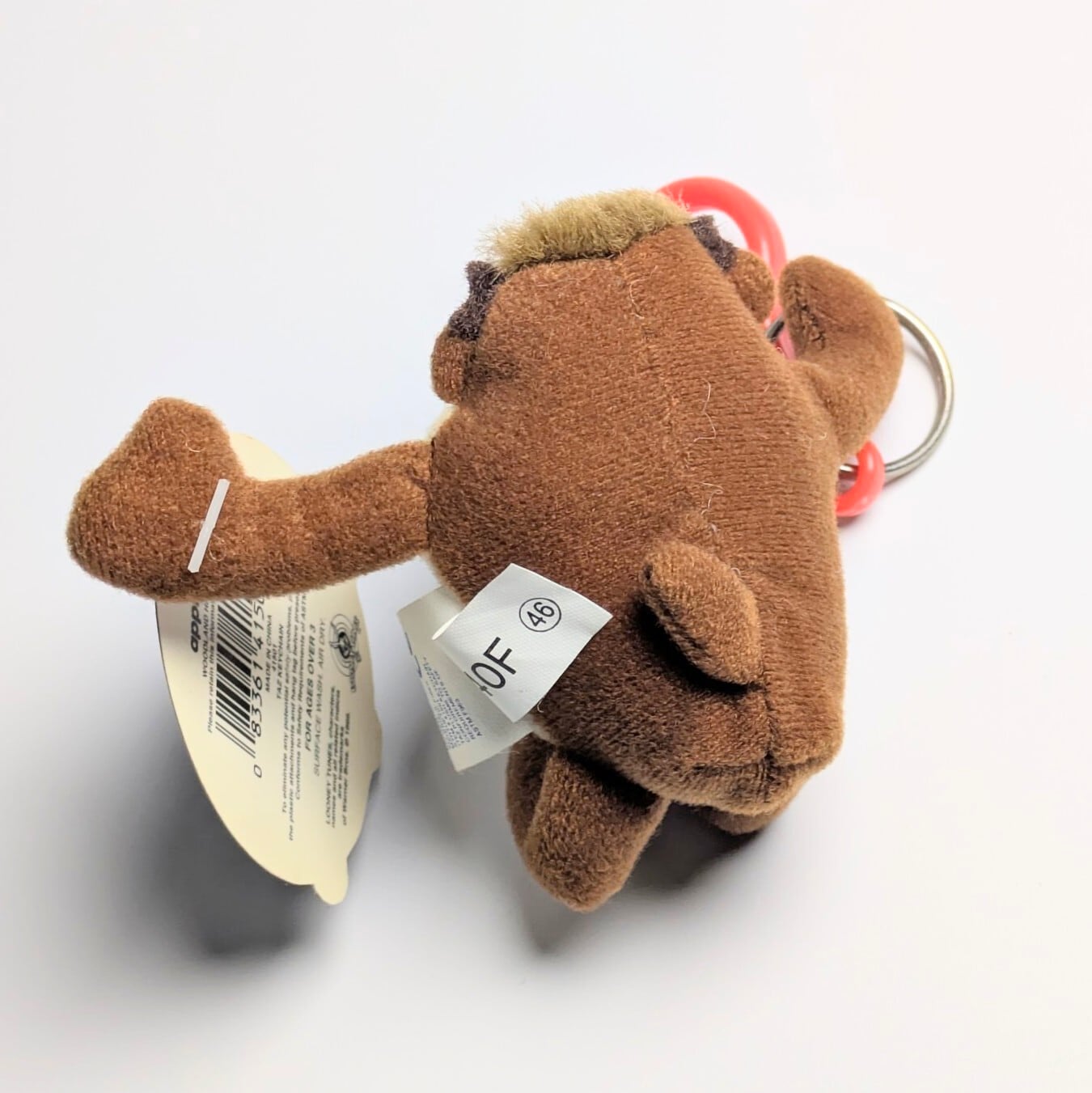 ☆VINTAGE 1999☆【 Looney Tunes ( ルーニーテューンズ )】 タズマニアンデビル / TAZ / マスコットキーホルダー / ぬいぐるみキーホルダー〚アメリカン雑貨 アメトイ〛