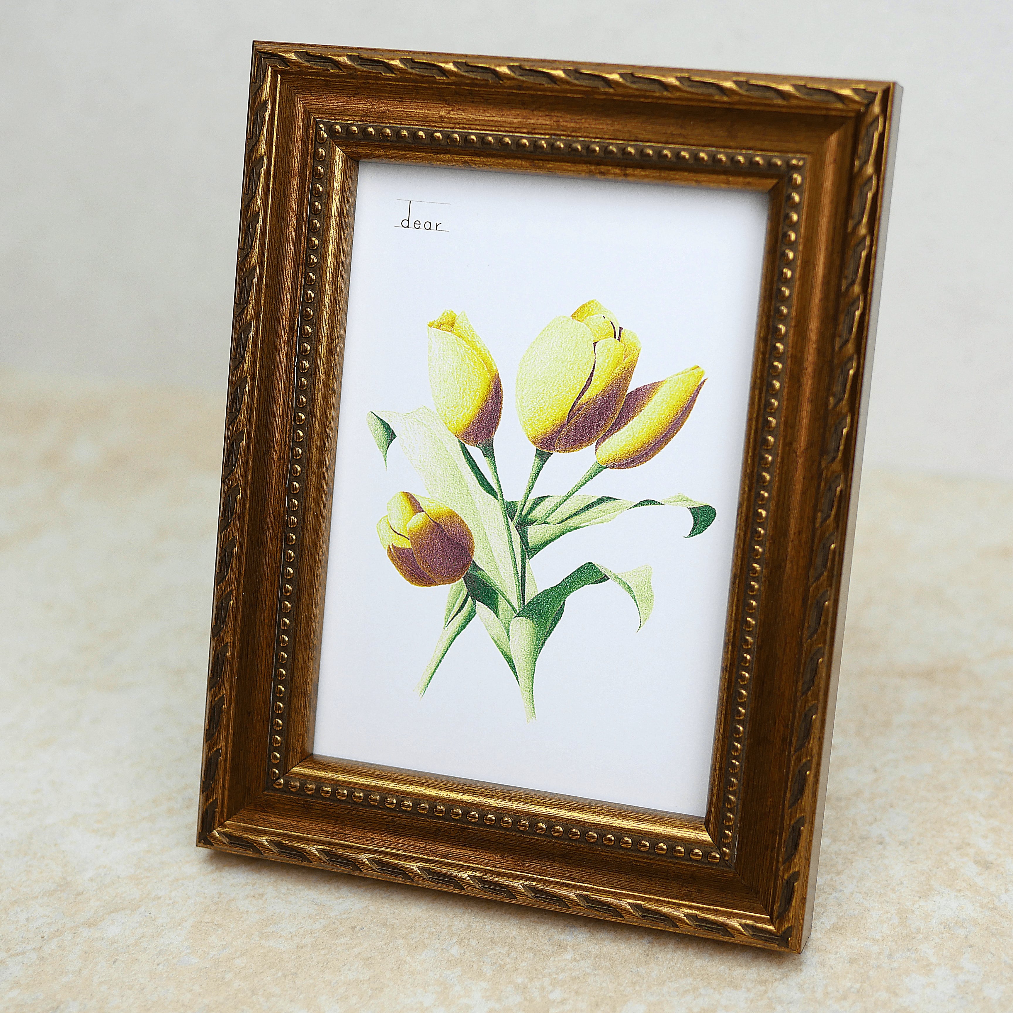 【黄色いチューリップ】:ポストカード