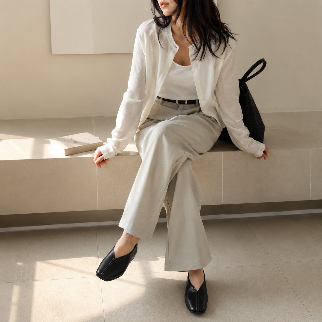 SOFT SQUARE FLAT SHOES