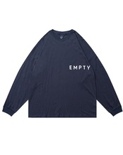 【EMPTY】クルーネックロングスリーブTシャツ　S0030