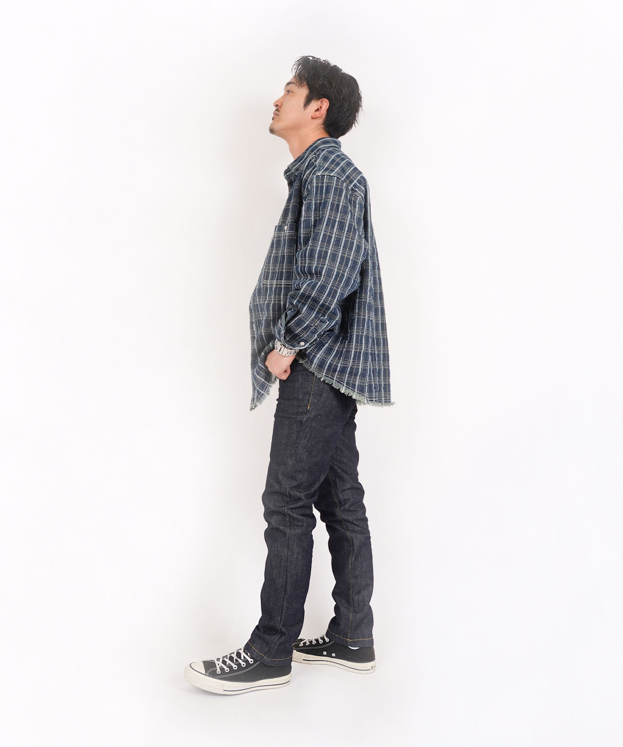 【#Re:room】RIGID SLIM STRAIGHT DENIM［REP251］