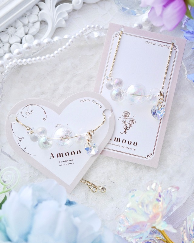 【期間限定】8602 バブルクリアネックレス/ブレスレット