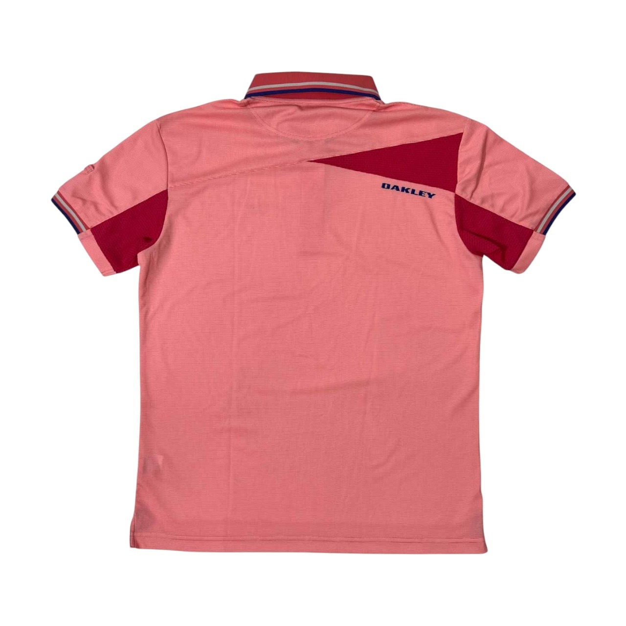 美品 OAKLEY オークリー 半袖 ドライ ポロシャツ サイズ XL /メンズ/ピンク系/ゴルフ/スポーツ