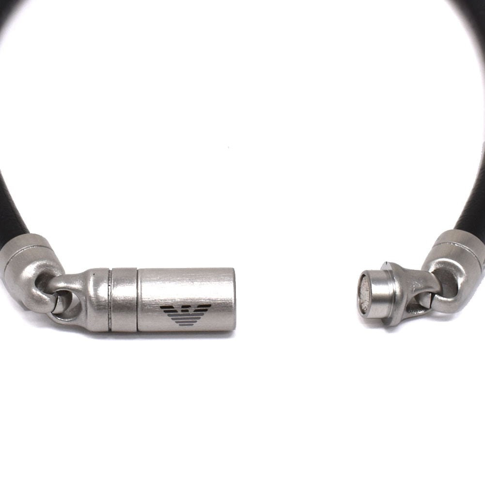 EMPORIO ARMANI エンポリオアルマーニ EGS2774040 ブレスレット EMPORIO ARMANI BRACERET EGS2774040 BLACK SILVER エンポリオ